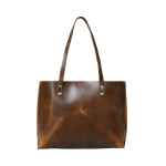 Divine's Vintage Brown Leather Tote Bag